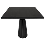 Taji Onyx Dining Table with Matte Black Base