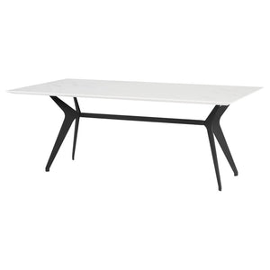 Daniele Ceramic Top Dining Table in 2 Finishes & 2 Sizes