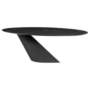 Oblo Ceramic Oval Dining Table in 3 Finishes & 2 Sizes