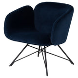 Doppio Fabric Accent Chair in 4 Color Options