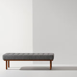 Arlo Tufted Fabric Bench in 3 Color Options