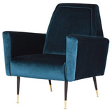 Victor Fabric Accent Chair in 4 Color Options