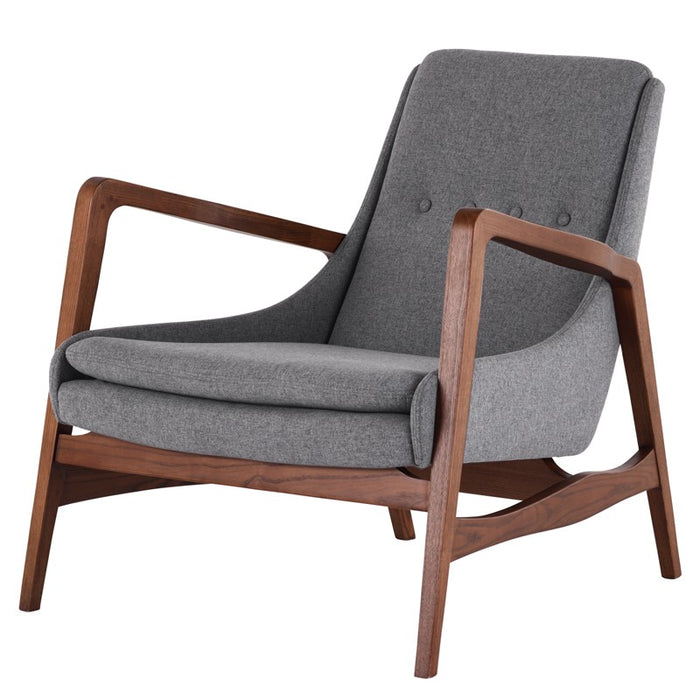 Enzo Fabric Mid Century Accent Chair in 2 Color Options