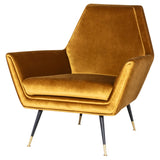 Vanessa Velour Accent Chair in 4 Color Options