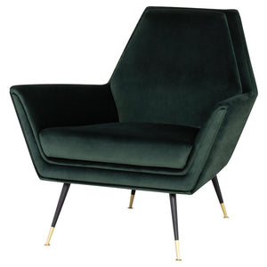 Vanessa Velour Accent Chair in 4 Color Options