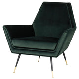 Vanessa Velour Accent Chair in 4 Color Options