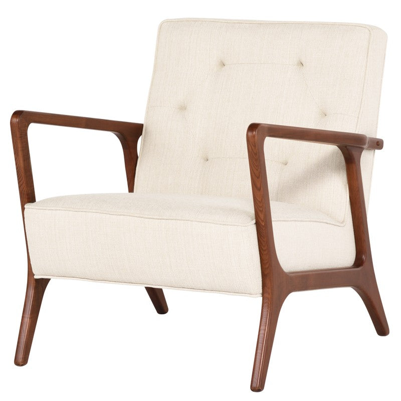 Eloise Fabric Mid Century Accent Chair in 3 Color Options