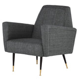 Victor Fabric Accent Chair in 4 Color Options