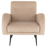 Hugo Velour Accent Chair in 5 Color Options