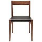 Ameri Black Leather Dining Chair