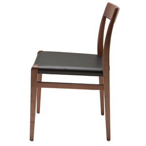 Ameri Black Leather Dining Chair