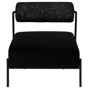 Marni Dual Tone Fabric Accent Chair in 4 Color Options