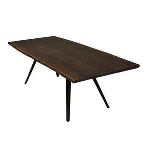 Vega Seared Oak Top Dining Table in 2 Sizes
