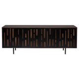 Blok Seared Oak Sideboard with Steel Doors in 2 Color Options