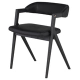 Anita Ebonized Oak Dining Chair in 2 Color Options