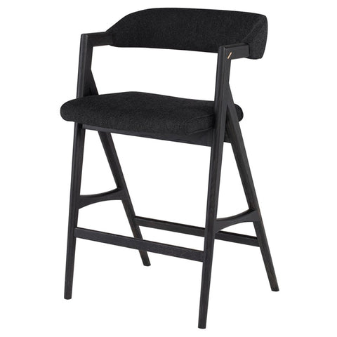 Anita Ebonized Oak Stool in 2 Sizes and 2 Color Options