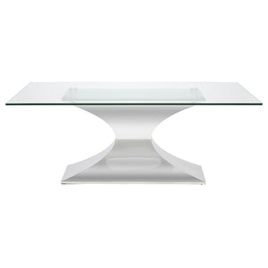 Praetorian Glass Dining Table in 2 Finishes & 2 Sizes