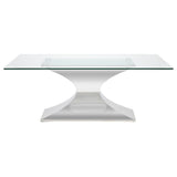 Praetorian Glass Dining Table in 2 Finishes & 2 Sizes