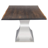 Praetorian Seared Oak Dining Table in 2 Finishes