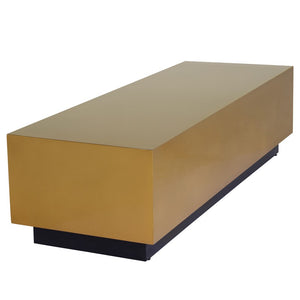 Asher Brushed Gold Coffee Table
