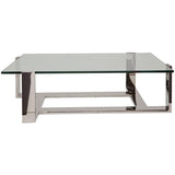 Flynn Modern Glass Coffee Table