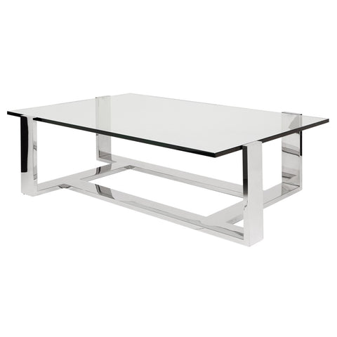 Flynn Modern Glass Coffee Table