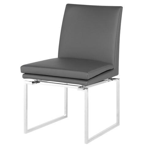 Savine Modern Dining Chair in Grey or White