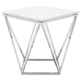 Jasmine White Marble Coffee Table in 3 Finishes