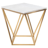 Jasmine White Marble Coffee Table in 3 Finishes