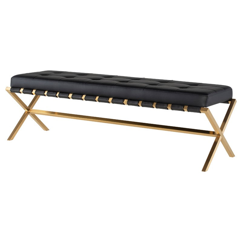Auguste Tufted Bench in 2 Sizes and 2 Color Options