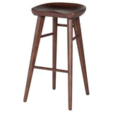 Kami Walnut Stool in Counter or Bar Height