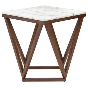 Jasmine White Marble Coffee Table in 3 Finishes