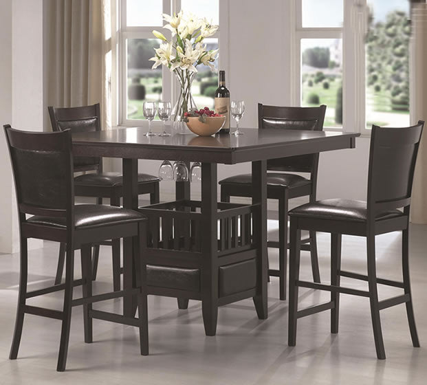 Jaden Square Storage Counter Height Dining Set