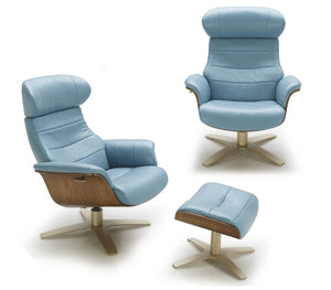 Kara Leather Lounge Chair in 6 Color Options