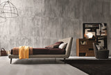 Polis Dark Taupe Italian Platform Bed