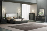 Monti Modern Grey Lacquered Bedroom Collection