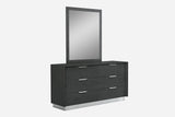 Monti Modern Grey Lacquered Bedroom Collection