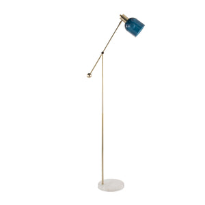 Marc Floor Lamp with Glass Shade