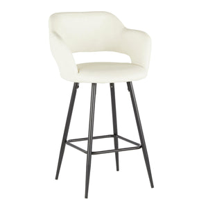 Margo Upholstered Stool in Counter or Bar Height