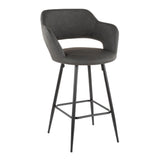 Margo Upholstered Stool in Counter or Bar Height