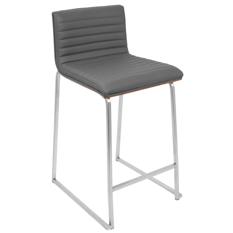 Miranda Counter Height Stool in Grey or White
