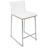 Miranda Counter Height Stool in Grey or White