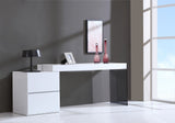 Molly Modern Office Desk in Grey or White