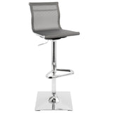 Mira Adjustable Barstool in Grey, Black or White
