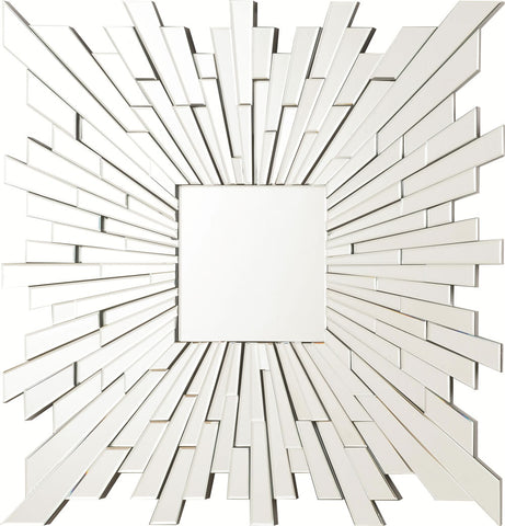 Modern Square Burst Mirror