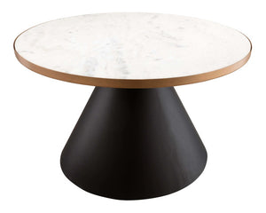 Round White Marble Occasional Tables Collection