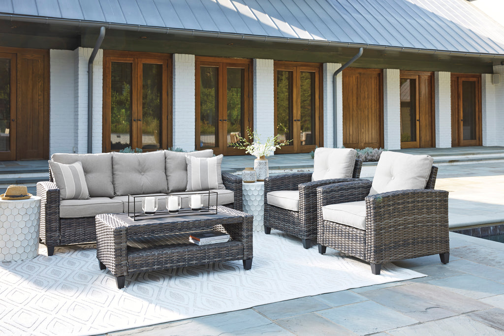 Clover Outdoor Seating Collection with Matching Coffee Table