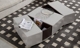 Pat Light Grey Storage Coffee Table