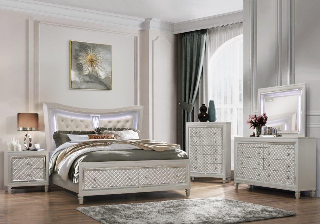 London Champagne Storage Bedroom Collection