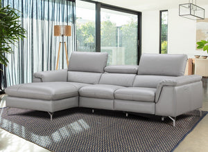 Serene Apartment Size Leather Sectional
